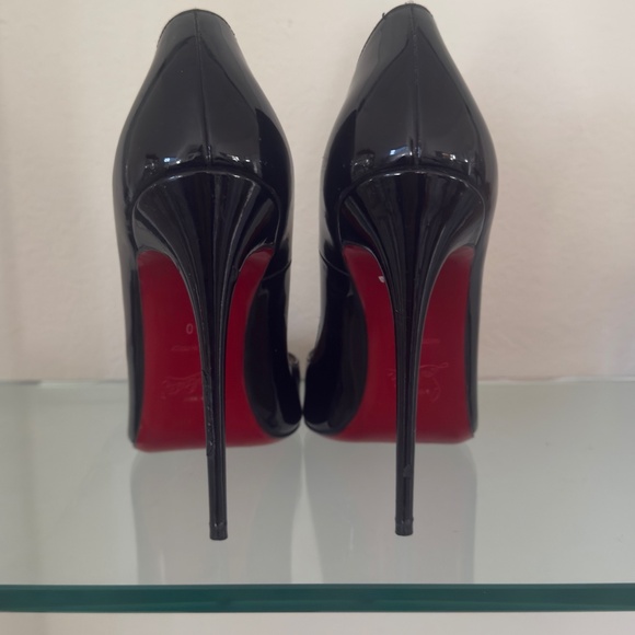 Christian Louboutin patent leather black So Kate 120 mm shoes - Picture 6 of 6
